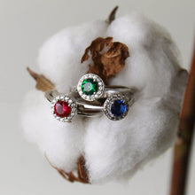 將圖片載入圖庫檢視器 Anelli in argento e zirconi di vari colori Diamonfire Royal