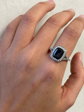 將圖片載入圖庫檢視器 Anello donna pietra blu gioielli Diamonfire