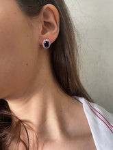 將圖片載入圖庫檢視器 Orecchini con zirconi blu donna gioielli Diamonfire