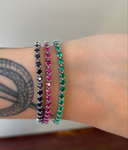 將圖片載入圖庫檢視器 Bracciale tennis blu gioielli Diamonfire