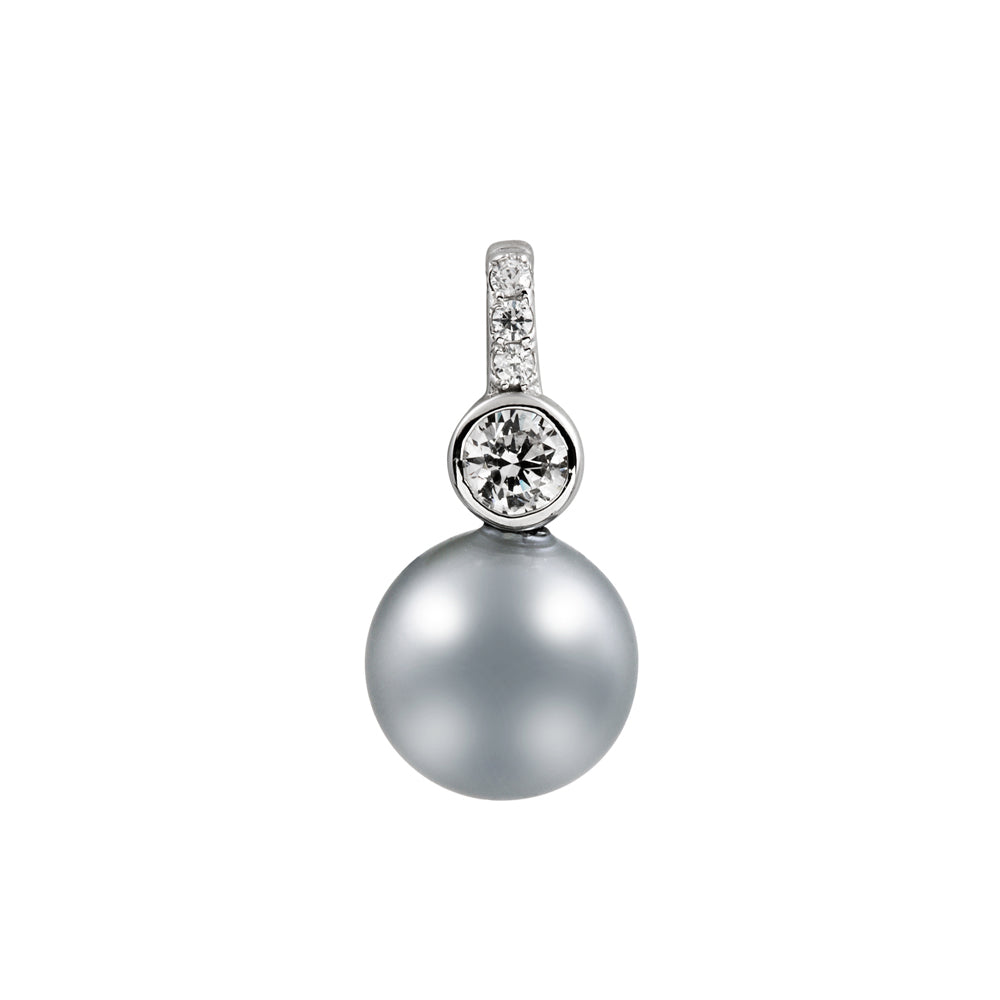 Charm perla nera gioielli Diamonfire