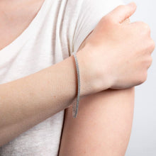 Carica l'immagine nel visualizzatore di Gallery, bracciale tennis 17-19 cm
