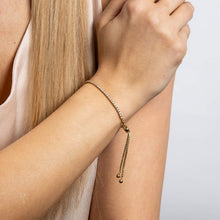 Lade das Bild in den Galerie-Viewer, bracciale tennis con chiusura aggiustabile
