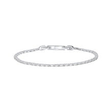 Lade das Bild in den Galerie-Viewer, bracciale tennis con pietre a baguette
