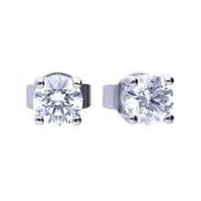 Carica l'immagine nel visualizzatore di Gallery, orecchini punto luce a 4 punte ct. 0,50 cad.
