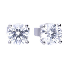 Carica l'immagine nel visualizzatore di Gallery, orecchini punto luce a 4 punte ct. 1,00 cad.
