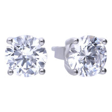 Carica l'immagine nel visualizzatore di Gallery, orecchini punto luce a 4 punte ct. 2,00 cad.
