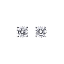 Carica l'immagine nel visualizzatore di Gallery, orecchini punto luce a 4 punte ct. 0,25 cad.
