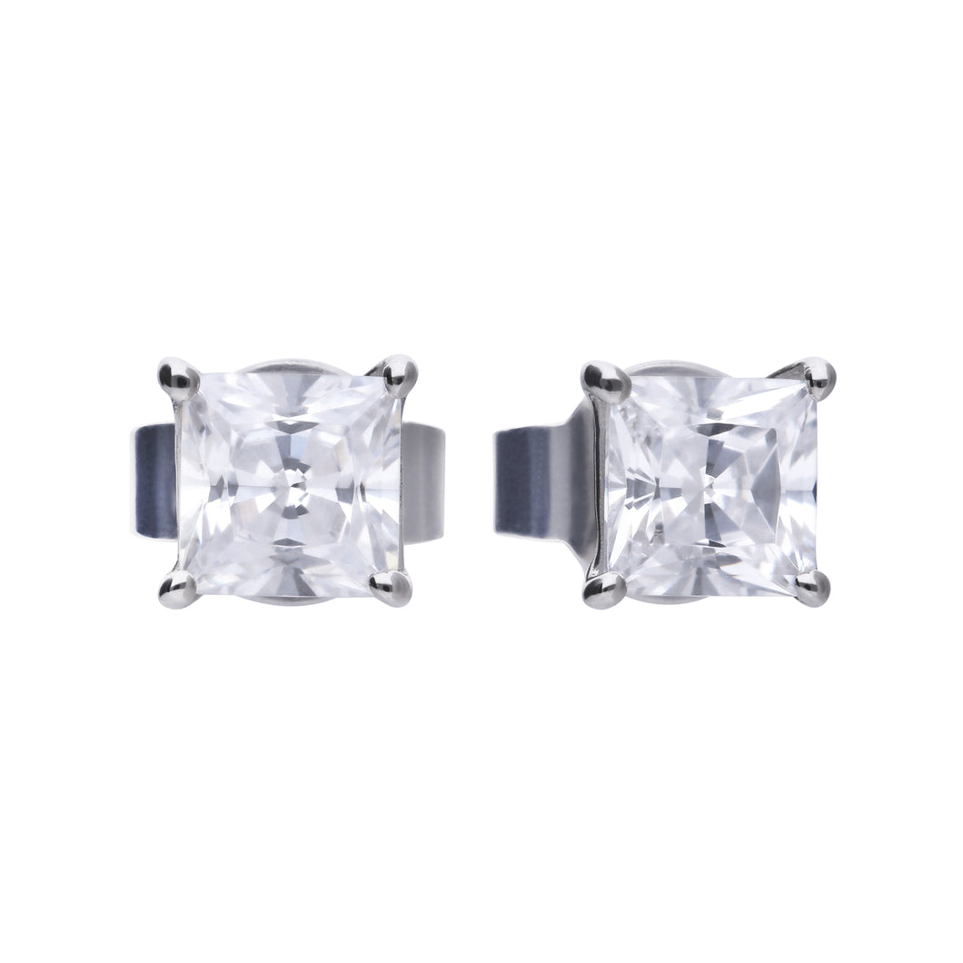 Orecchini quadrati Diamonfire