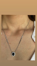 Load image into Gallery viewer, Collana blu in argento e zirconi ricoperta di platino Diamonfire Royal
