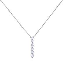 Load image into Gallery viewer, Collana in argento e zirconi ricoperta di platino Diamonfire Brilliant
