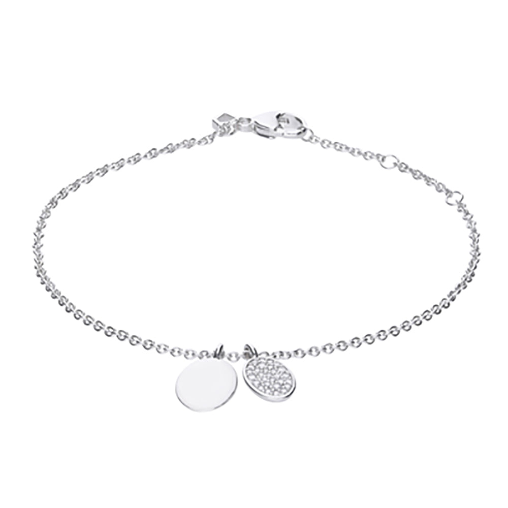 Bracciale in argento e zirconi ricoperto di platino Diamonfire Brilliant