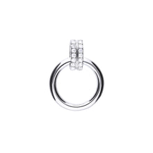 Load image into Gallery viewer, Charm in argento e zirconi ricoperto di platino Diamonfire Brilliant
