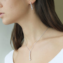 Load image into Gallery viewer, Collana in argento e zirconi ricoperta di platino Diamonfire Brilliant
