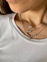 Load image into Gallery viewer, Collana diamante in argento e zirconi ricoperta di platino Diamonfire Iconic
